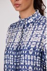 STELLA BLOUSE - batik blue